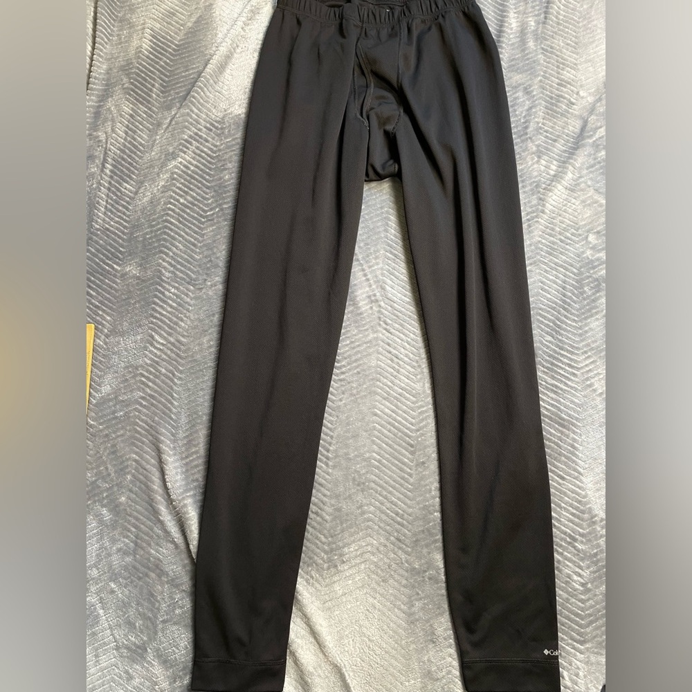 Mens Columbia Omni-Dry Baselayer Pants Black‎ XL Tall XLT